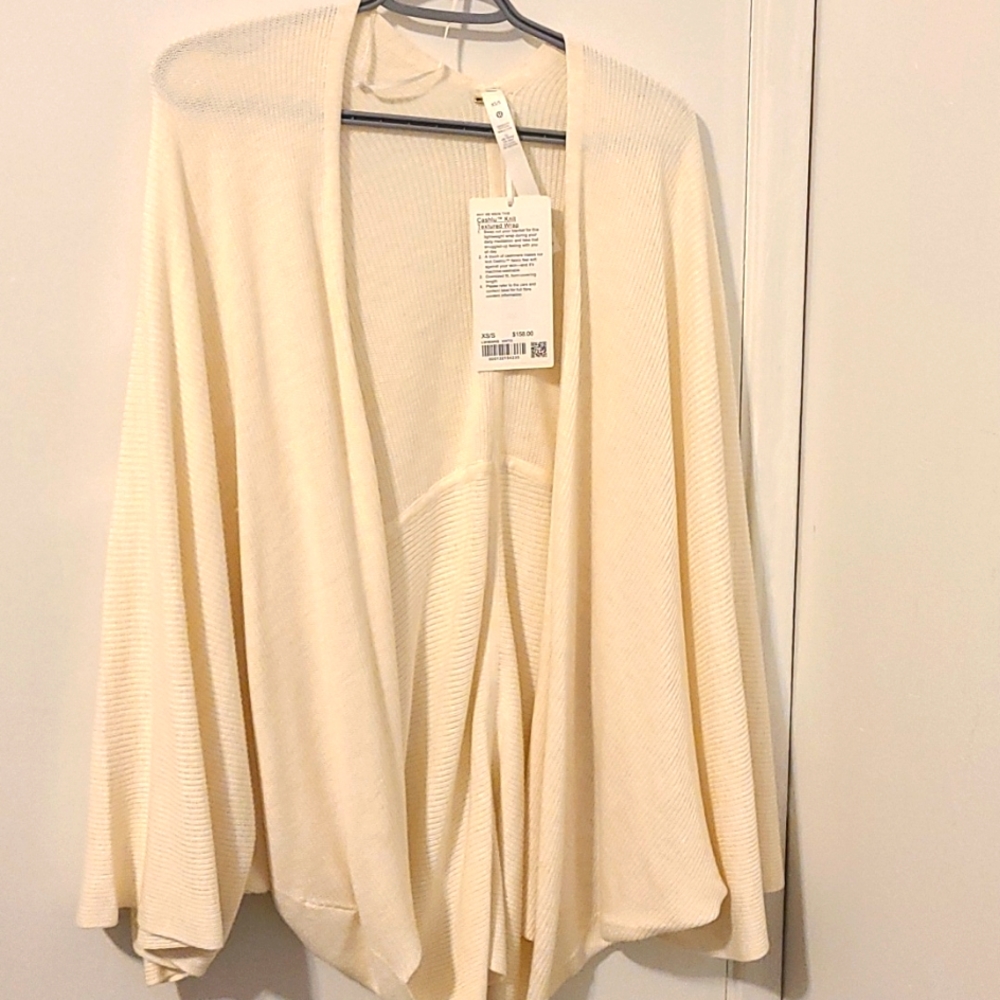 lululemon Xs Cashlu Mint Textured Wrap